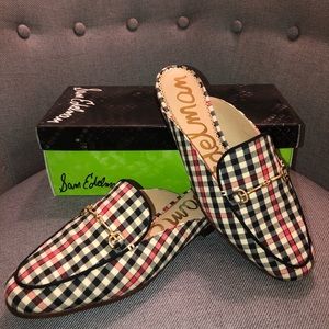 Sam Edelman Linnie Plaid Mules